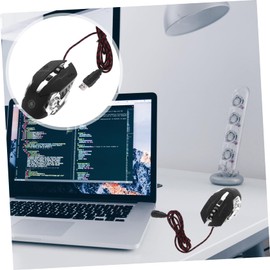 Gadpiparty Gaming Mouse with LED Backlight Wired Optical Mouse for Laptop and Desktop Ergonomic Design Slip Foot Pads High Performance for Home Office and Gaming Use