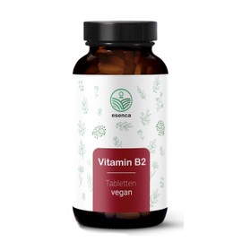 Vitamin B2 Tabletten (Riboflavin) - 180 Tabletten - 100 mg pro Tablette - hochdosiert - 6 Monatsvorrat - Vegan - aus Deutschland