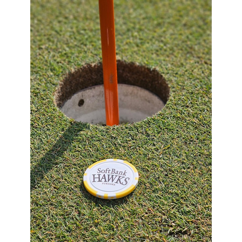 LEZAX SBAC-5726 Fukuoka SoftBank Hawks Golf Casino Marker White