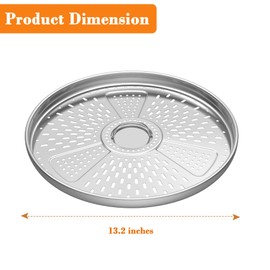 Pellet Adapter for Solo Stove Ranger, Stainelss Steel Wood Pellets Adapter for Outdoor Solo Stove Ranger Extension Accessories, Fire Pit Ranger Ash Pan Burning Pellet Adapter