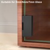 AWEN 4 Pcs Glass Doors Hinge Cupboard Showcase Wine Cabinet
