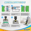 KEEPOW Reusable Vacmop Replacement Pads Compatible with Shark Vac Mop