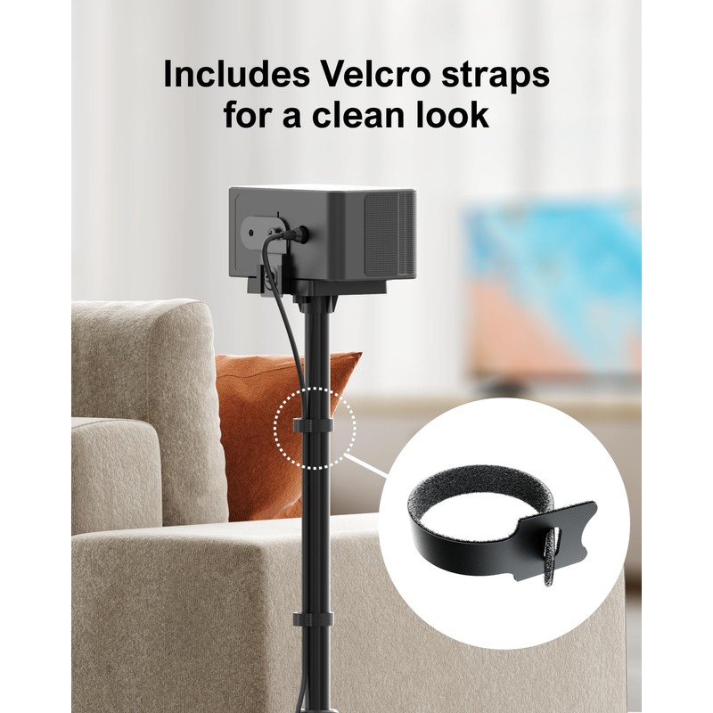 ULTIMEA Speaker Stands Pair, Height Adjustable Speaker Stand, Extends 24.4"