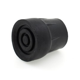 Qty: 4X 25mm 1" Z-Type Heavy Duty Rubber Ferrules For Zimmer Frames, Walking Frames - Black - by Lifeswonderful®
