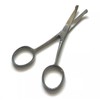4.5" Curved Mustache Nose Ear Beard Hair Remover Scissors Trimmer