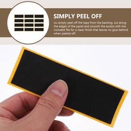 Vaguelly Fingerboard Foam Grip Tape 12pcs Finger Skateboard Stickers Grip Tape Pro Fingerboard Pro Skateboard Fingerboard Grip Tape Finger Skateboard Grip Tape Finger Board Grip Tapes