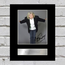 Billy Connolly Mounted Photo Display