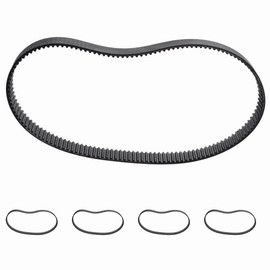 330-HTD3M-10 Timing Belt, 330mm Length, 3mm Pitch, 10mm Width, Synchronous Belt, HTD3M Endless Rubber Geared-Belt, Accessory Replacement Belt, 5pcs
