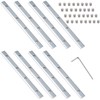 alwaiiz 3030-8 Piece Track Connector, Profile Connector, Aluminium Profile Connector