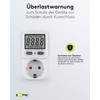 goobay 64589 Basic Digital Energy Cost Meter / Electricity Meter