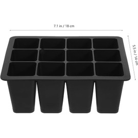 Totority Bandeja para Semilleros Reutilizable de Silicona con Huecos Germinación Suave para Plantas Huertos Caseros y Jardinería Interiores y Exteriores Tray para Cultivo de Verduras