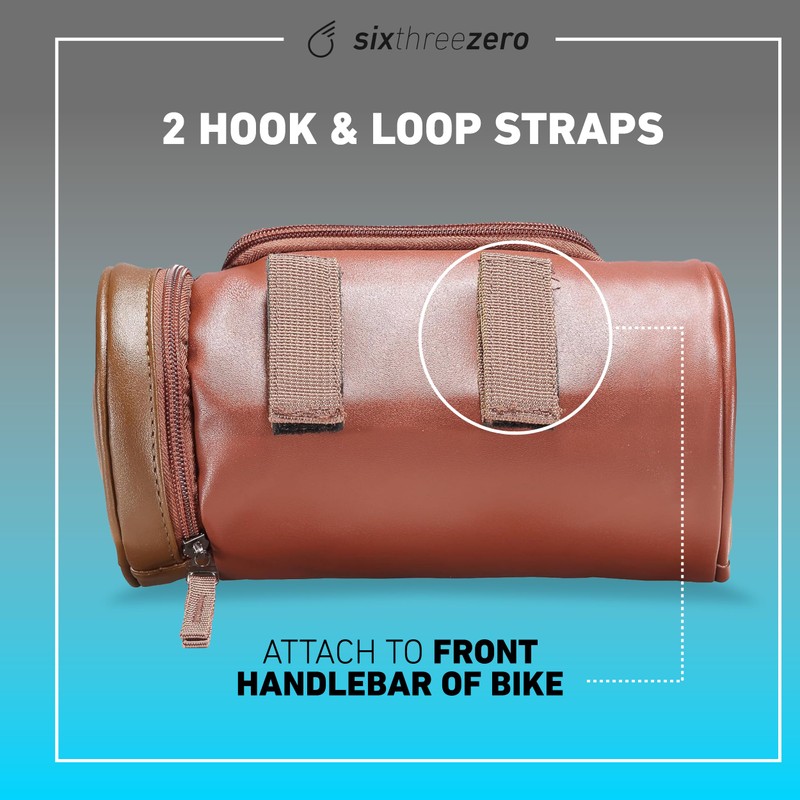 sixthreezero Front Handlebar Bike Bag, Waterproof Universal Bicycle Front Roll