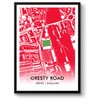 GroundDesigns CREWE ALEXANDRA Football Gift GRESTY ROAD Mornflake Stadium Art