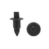 uxcell 20 Pcs 6mm Plastic Black Push Rivets Fastener Door