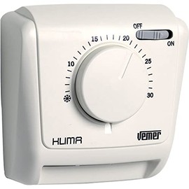 Vemer Klima VE022000 Expansion Wall Thermostat Gas White