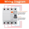 DEWIN GYL10 FI Circuit Breaker 40A 30mA 4-Pin RCCB Residual