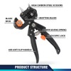 PIT66 2 in 1 Garden Tree Grafting Knife Pruning Pruner