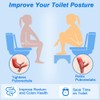 Bamboo Toilet Stool for Adults, 7" Poop Stool, Bathroom Toilet