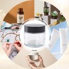 HXARTMIS 2 oz Clear Glass Jars with Lids,3 Pack 2oz