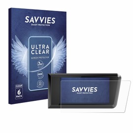 Savvies 6 Pack Screen Protector compatible with Bosch Purion 400 Protection Film Clear