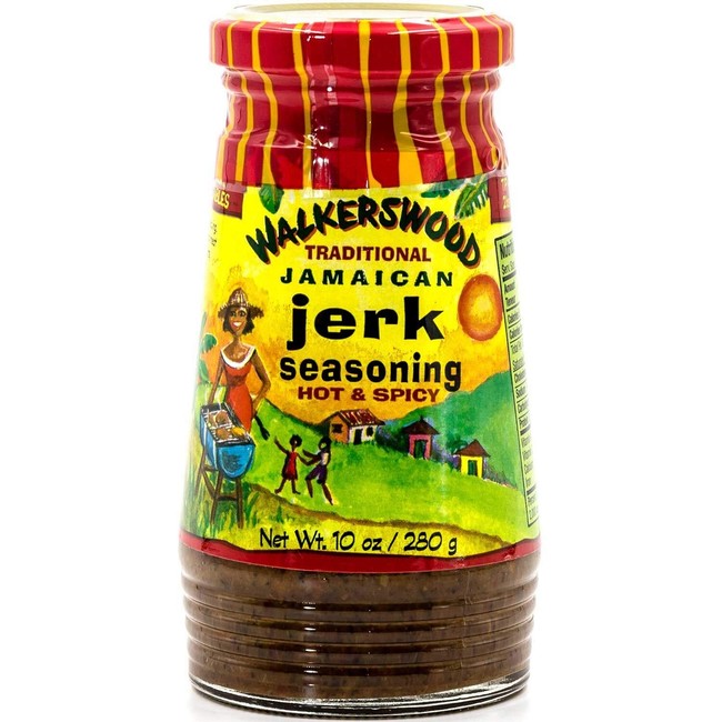 Walkerswood Traditional Hot and Spicy Jamaican Jerk, (Pack of 4)