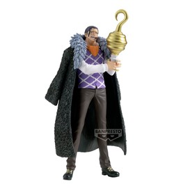 Banpresto Crocodile One Piece Collectible Action Figure - Dxf The Grandline Series Extra, 17 cm - BP28589P Multicolor, Optimo for Anime Fans