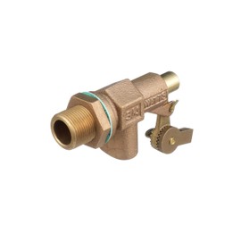 Watts 3/4" Bronze Heavy Duty Float Valve, Locknut, Gasket, 750-12