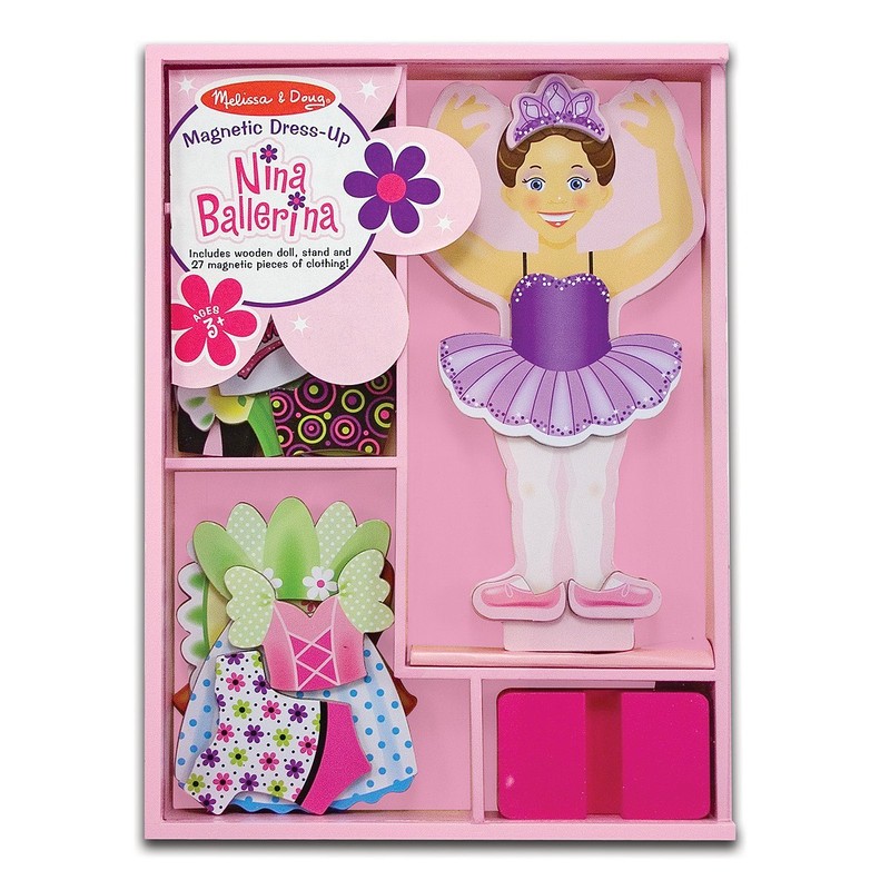 Melissa & Doug Magnetic Dress up - Nina Ballerina