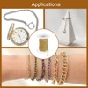 sourcing map 16.4Feet Aluminum Link Chain, Link Cable Chain Oval