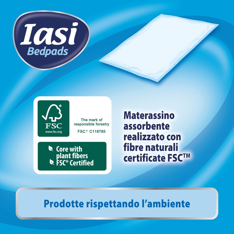IASI traverse letto 60x90 Fresh, Assorbenza Maxi Plus, tecnologia 'odour