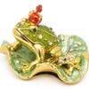 < Crown King Toad (Frog) > pixia-su Jewelry Box