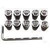 Micro Traders 16mm M5 Aluminium Motorcycle Windshield Fastener Bush Fairing