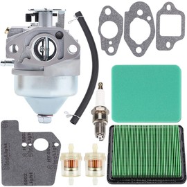 HIPA GCV190 Carburetor with Air Filter for Honda GCV 190 GCV190A GCV190LA Engine HRB217 HRX217 HRX217K1 HRX217K2 Lawn Mower 16100-Z0Y-813 Spark Plug