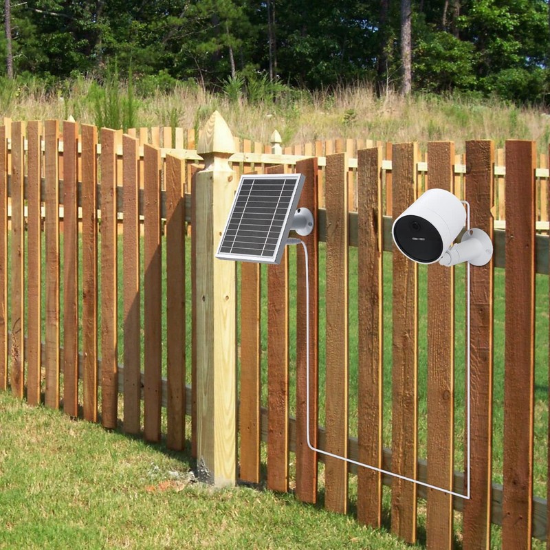 UYODM 2PACK Solar Panel Compatible with SimpliSafe Outdoor Security Camera,Power