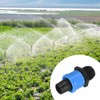 M METERXITY 5-Pack Drip Irrigation Barbed Locking Fittings, for 5/8