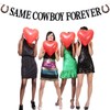 Same Cowboy Forever Banner, Country Western Bachelorette / Divertida decoración