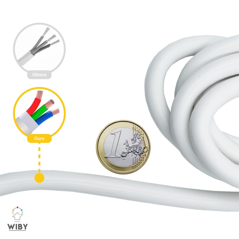Wiby Power Strip with 4 Sockets (Schuko 10 A) Cable