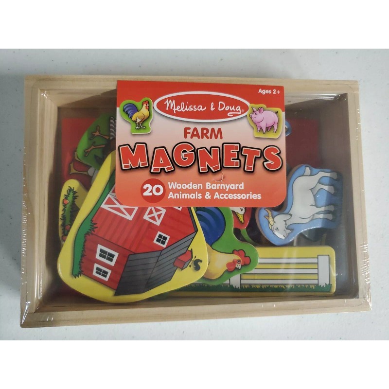 Melissa & Doug NEW Melissa & Doug Farm Magnets 20