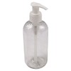 Massage Lotion Bottle - Clear 8 Ounce Bottle with Pump
