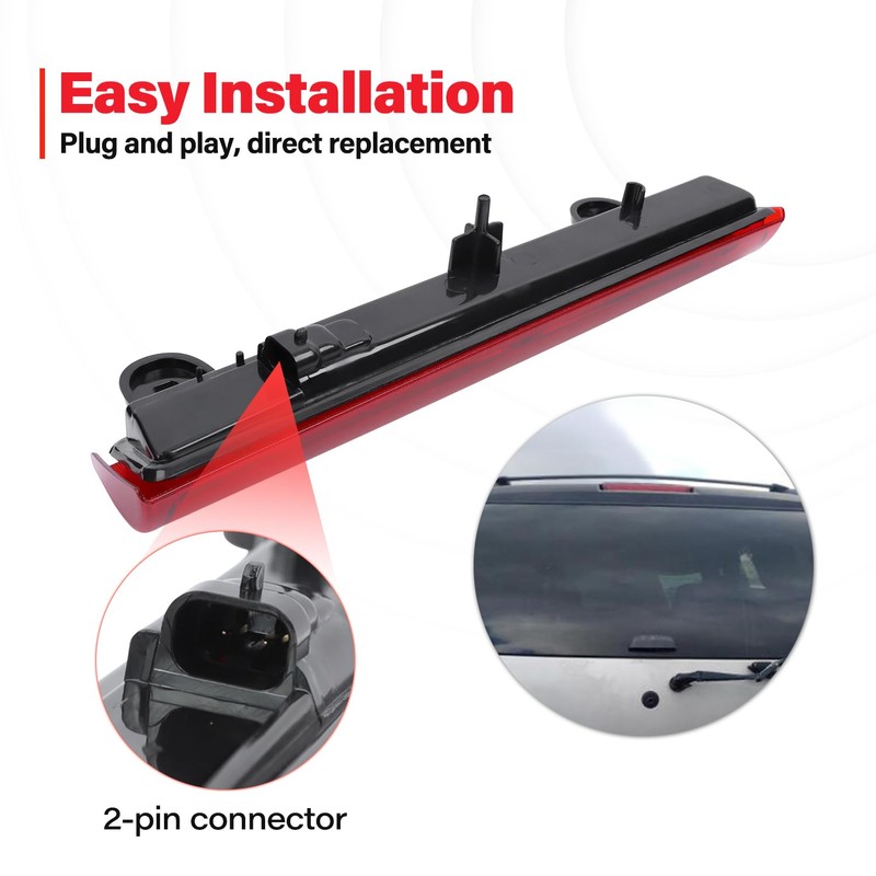 AFEISOL 923-203 LED Third High Mount Brake Light Compatible with