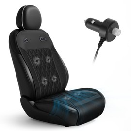 WODHMIEY Upgraded Cooling Car Seat Cover Front Seat,12V-24V Ventilated Car Seat Cushion with 2 Powerful Fans,31 Air Outlet,Stepless Adjustment knob,Universal for Car Truck SUV