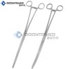 OdontoMed2011 Forceps, Straight 12" + Curved 12" Quality Instruments