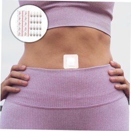 Healeved 3sets Navel Men Comfortable Practical Belly Stickers Natural Safe 45pcs*3