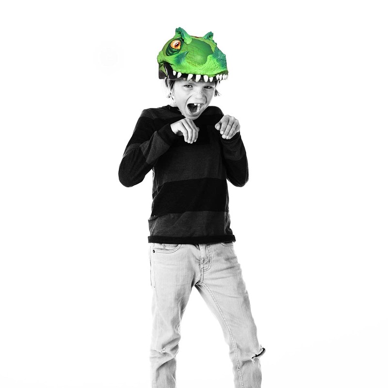 RASKULLZ Child/Kids Helmet (5+ YEARS) - T-Rex Awesome - Unisize