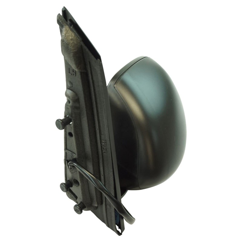 TRQ Driver Side Mirror Assembly Power Textured Black Foldaway Compatible