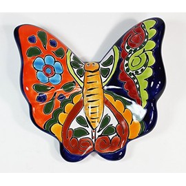 Tierra Fina Talavera Small Butterfly - 5.25" x 5"