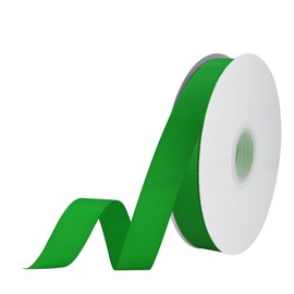 Maclemon 7/8 Inch x 50yds Of Emerald Green Grosgrain Ribbon For Gift Wrapping Wedding Decorations Bouquets Artwork Crafts Sewing Hair Bows Invitations And More