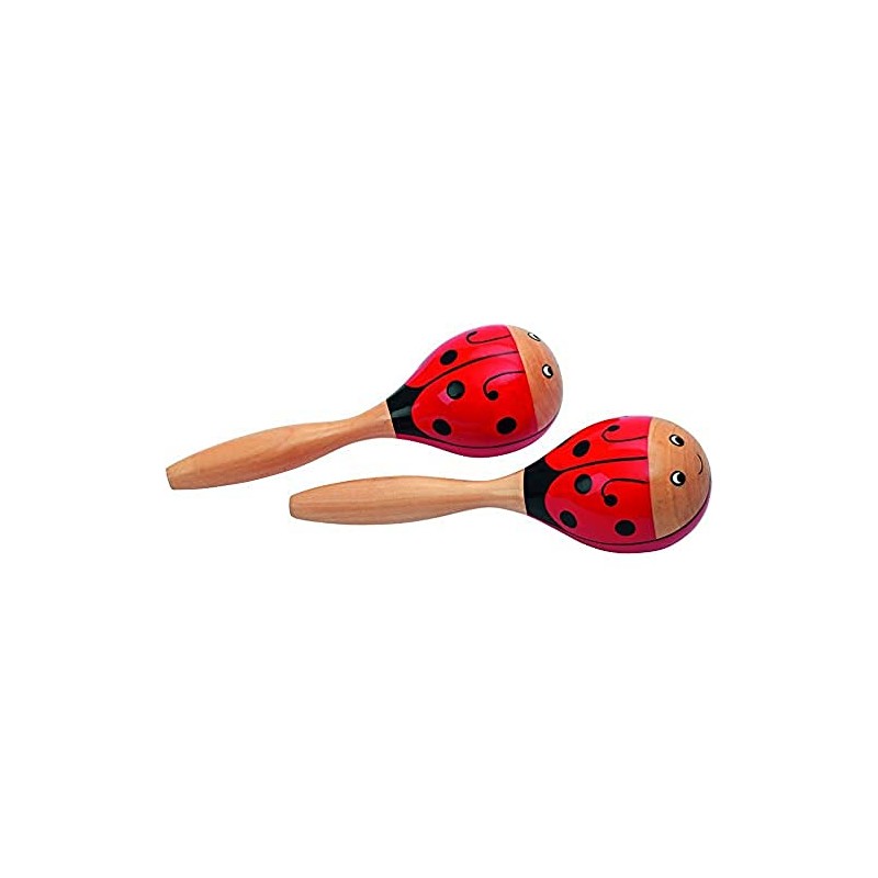 Goki 61917 Maracas Ladybird