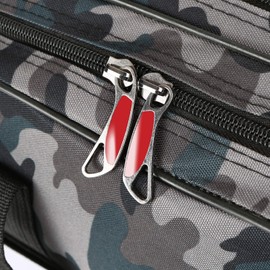 LIXADA Fishing Rod Case 3 Layers Oxford Fishing Rod Bag Portable Folding Fishing Rod Carrier Case Fishing Reel Tackle Storage Travel Bags(90cm/120cm/150cm) (Camouflage, 120cm)