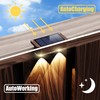 Peasur Solar Fence Lights Outdoor, 8 Pack Step Light Solar